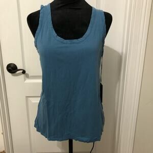 Michael Lauren Women's Tank Top Size Medium Blue Sleeveless Pullover Casual